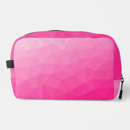 Geometrisches geometrisches Gesichtsmuster mit hei Waschbeutel (Vorderseite)