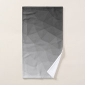 Geometrisches geometrisches Muster für hellgraue G Badhandtuch Set (Handtuch)