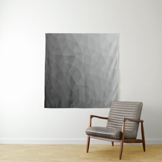 Geometrisches geometrisches Muster für hellgraue G Wandteppich (Beispiel (Horizontal))