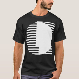 geometrisches Gesicht T-Shirt