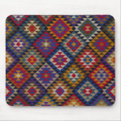 Geometrisches gestricktes Steppdeckenmuster Mousepad (Vorne)
