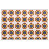 Geometrisches Gewebe aus Regenbogen, Bullseye Stoff (Fat Quarter (45,7 x 55,9 cm))
