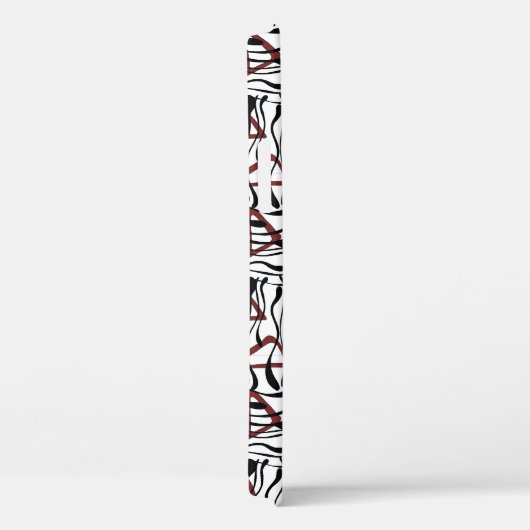 Geometrisches Gewebe: künstlerisches Musterdesign. Case-Mate iPhone Hülle (Rückseite / Rechts)