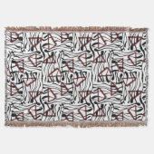 Geometrisches Gewebe: künstlerisches Musterdesign. Decke (Vorderseite)