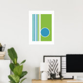 Geometrisches Gleichgewicht 3 Poster (Heimbüro)