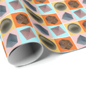 Geometrisches Gleichgewicht - Geschenkpapier (Rolleneckpunkt)