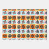Geometrisches Gleichgewicht - Geschenkpapier Set (Vorderseite)
