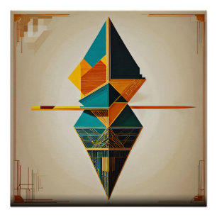 Geometrisches Gleichgewicht Poster