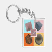 Geometrisches Gleichgewicht -  Schlüsselanhänger (Vorderseite links)