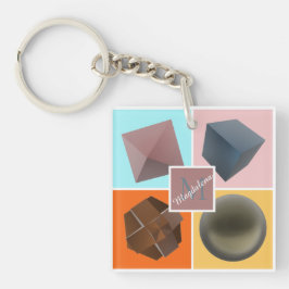 Geometrisches Gleichgewicht -  Schlüsselanhänger