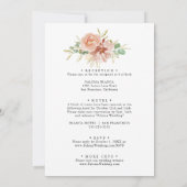 Geometrisches Gold Glitzer für Front- und Back-Hoc Einladung (Rückseite)