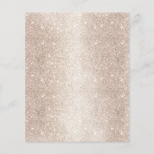 Geometrisches Gold House Reinigungsservice Houseke Flyer (Hinten)