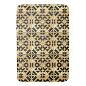 Geometrisches Gold-Panel Badematte (Vorderseite Vertikal)