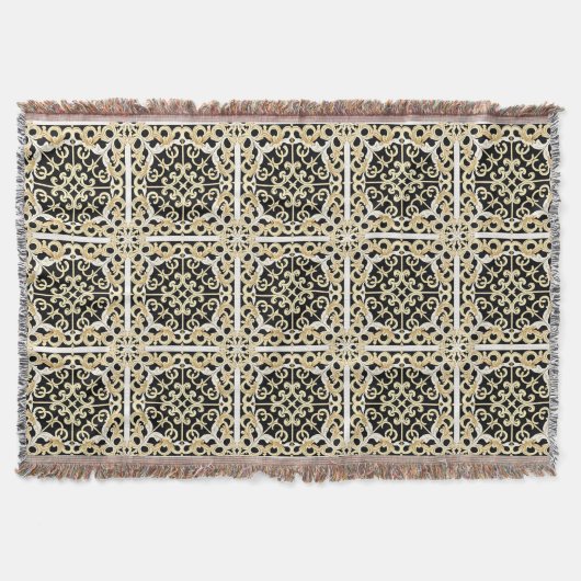 Geometrisches Gold-Panel Decke (Vorderseite)