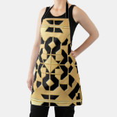 Geometrisches Gold-Panel Schürze (InSitu)