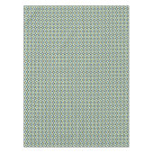 Geometrisches Gold u. blaues Muster Tischdecke (Vorderseite)