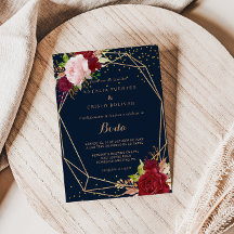 Geometrisches Gold und tropische Hochzeiten