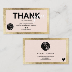 Geometrisches goldfarbenes Schriftzeichen Logo, Re Visitenkarte