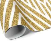 Geometrisches goldglänzendes, nahtloses Muster Geschenkpapier (Rolleneckpunkt)