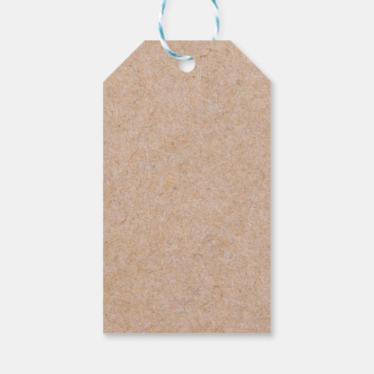 Geometrisches goldkraftbedrucktes Pastellrosa Viel Geschenkanhänger (Rückseite)