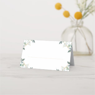 Geometrisches Goldleaf-Hochzeiten-Platzkarten Platzkarte