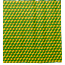 Geometrisches Green Gold-Muster