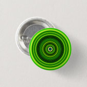 Geometrisches Green Mandala Design-64555 Button (Vorne & Hinten)