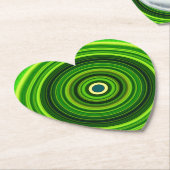 Geometrisches Green Mandala Design-64555 Untersetzer (angewinkelt)