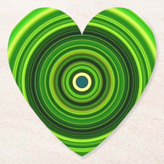 Geometrisches Green Mandala Design-64555 Untersetzer (Vorderseite)