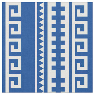 Geometrisches griechisches Muster Stoff