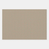 Geometrisches Grün auf grünem Set Geschenkpapier Set (Vorderseite 3)