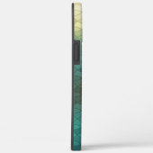 Geometrisches, grün gelbes Muster Case-Mate iPhone Hülle (Rückseite / Rechts)