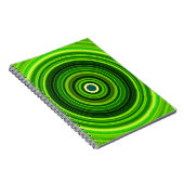 Geometrisches Grün Mandala-25436 Notizblock (Rechte Seite)