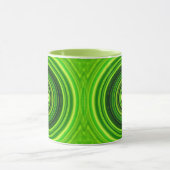 Geometrisches Grün Mandala-25436 Tasse (Zentrum)