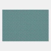 Geometrisches grün rosa Set Geschenkpapier Set (Vorderseite 3)