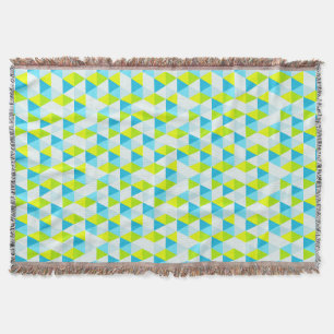 Geometrisches grüne und blaue Dreieck-modernes Decke