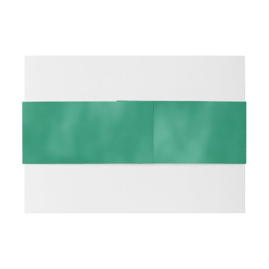 Geometrisches grünes Art-Deco | Moderne Monogramm- Einladungsbanderole (Rückseitenbeispiel)