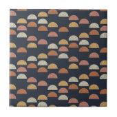 Geometrisches halb Kreis-Muster Fliese (Vorderseite)