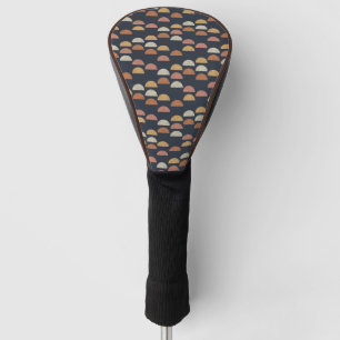 Geometrisches halb Kreis-Muster Golf Headcover