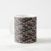 Geometrisches halb Kreis-Muster Kaffeetasse (Vorderseite Links)