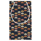 Geometrisches halb Kreis-Muster Kleine Geschenktüte (Rückseite)