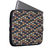 Geometrisches halb Kreis-Muster Laptopschutzhülle (Vorne Rechts)