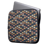 Geometrisches halb Kreis-Muster Laptopschutzhülle (Vorderseite Links)
