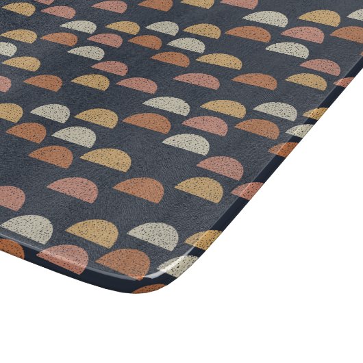 Geometrisches halb Kreis-Muster Schneidebrett (Ecke)
