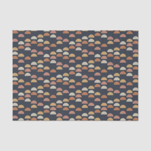 Geometrisches halb Kreis-Muster Seidenpapier