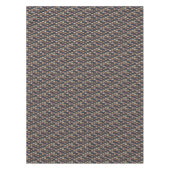 Geometrisches halb Kreis-Muster Tischdecke (Vorderseite)