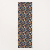 Geometrisches halb Kreis-Muster Yogamatte (Vorderseite)