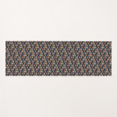 Geometrisches halb Kreis-Muster Yogamatte (Vorderseite (Horizontal))