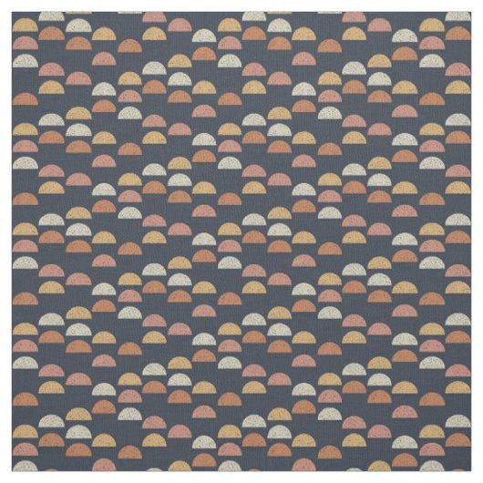 Geometrisches Halbkreis-Muster Stoff (Muster)