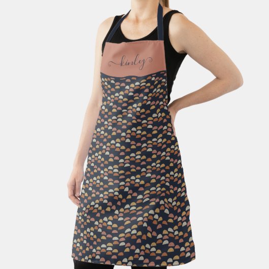 Geometrisches Halbkreismuster Schürze (InSitu)